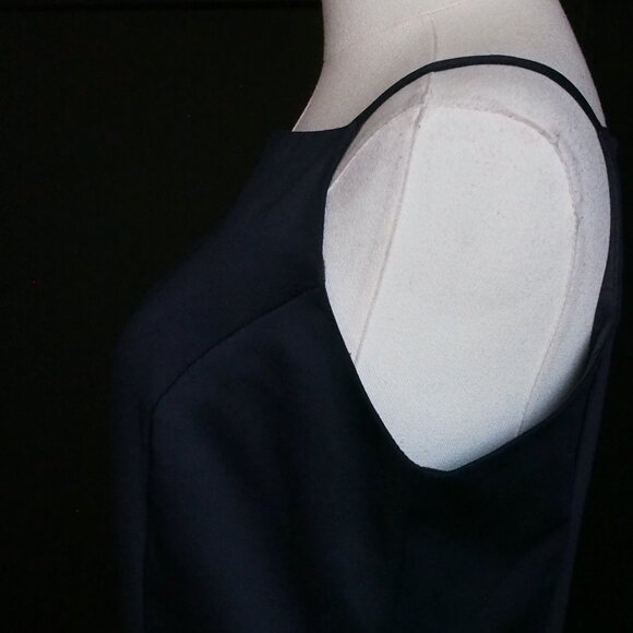 Fairweather | Vintage Floor Length Bateau Neck Gown in a Beautiful Navy - Picture 4 of 5